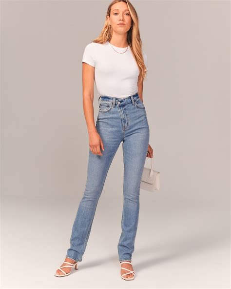 90s slim straight ultra high rise|90s high rise jeans review.